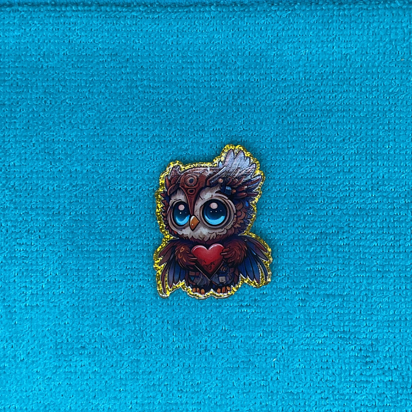 Owl with Heart Acrylic