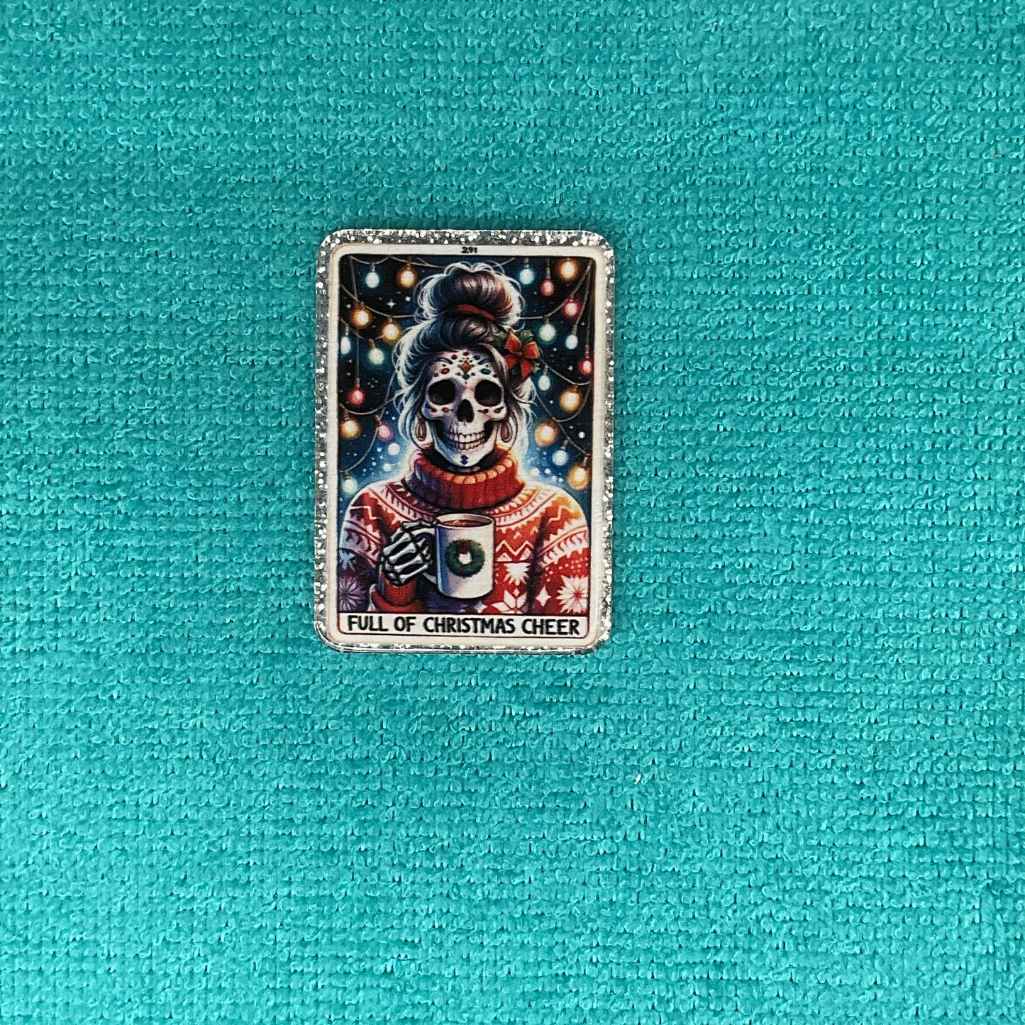 The Full of Christmas Cheer Tarot Card Acrylic