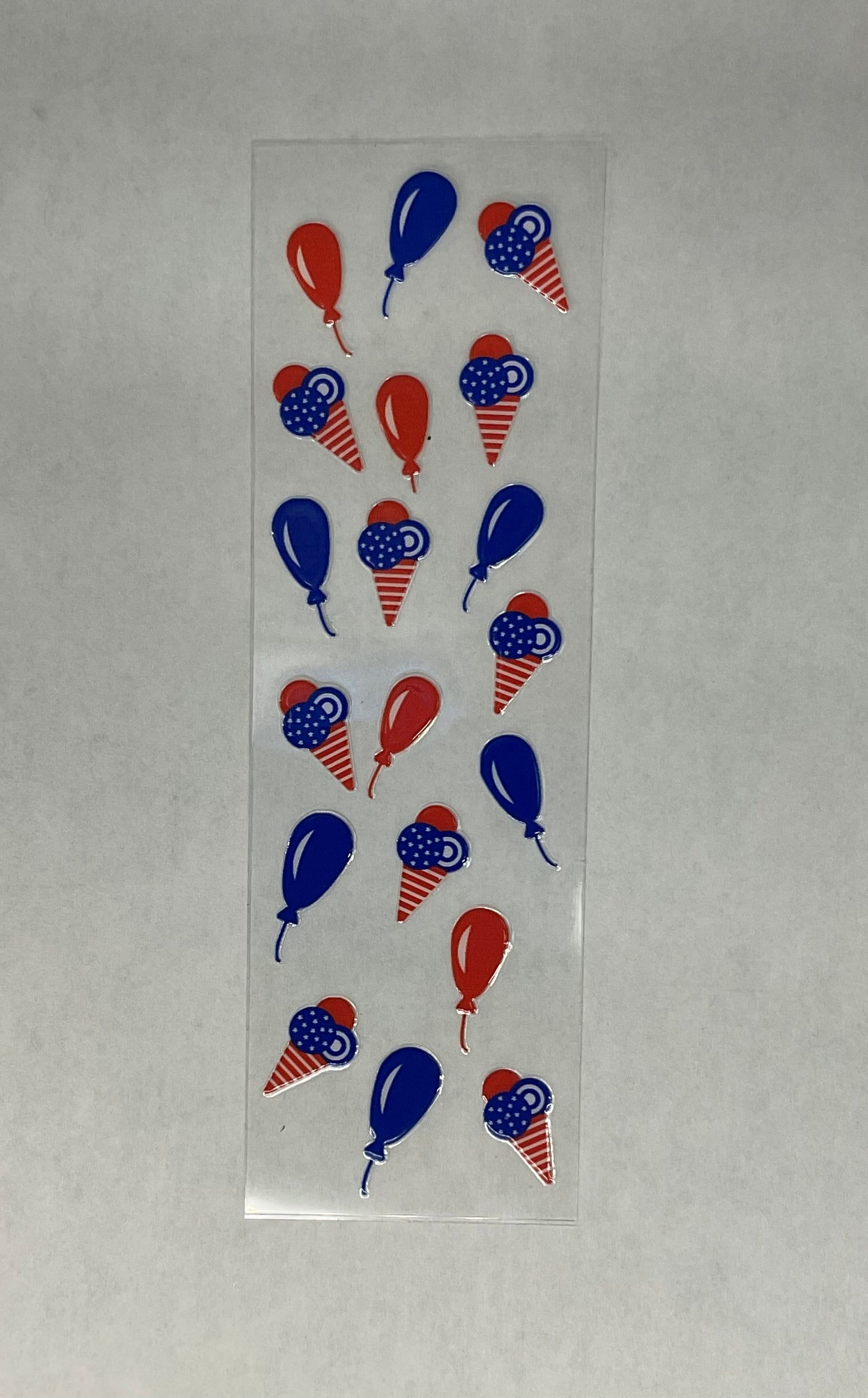 Red and Blue Balloon Wrap
